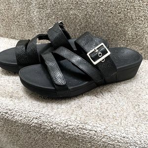 VIONIC Pacific Rio Womens Size 10 Shoes Strappy Slide Platform Wedge